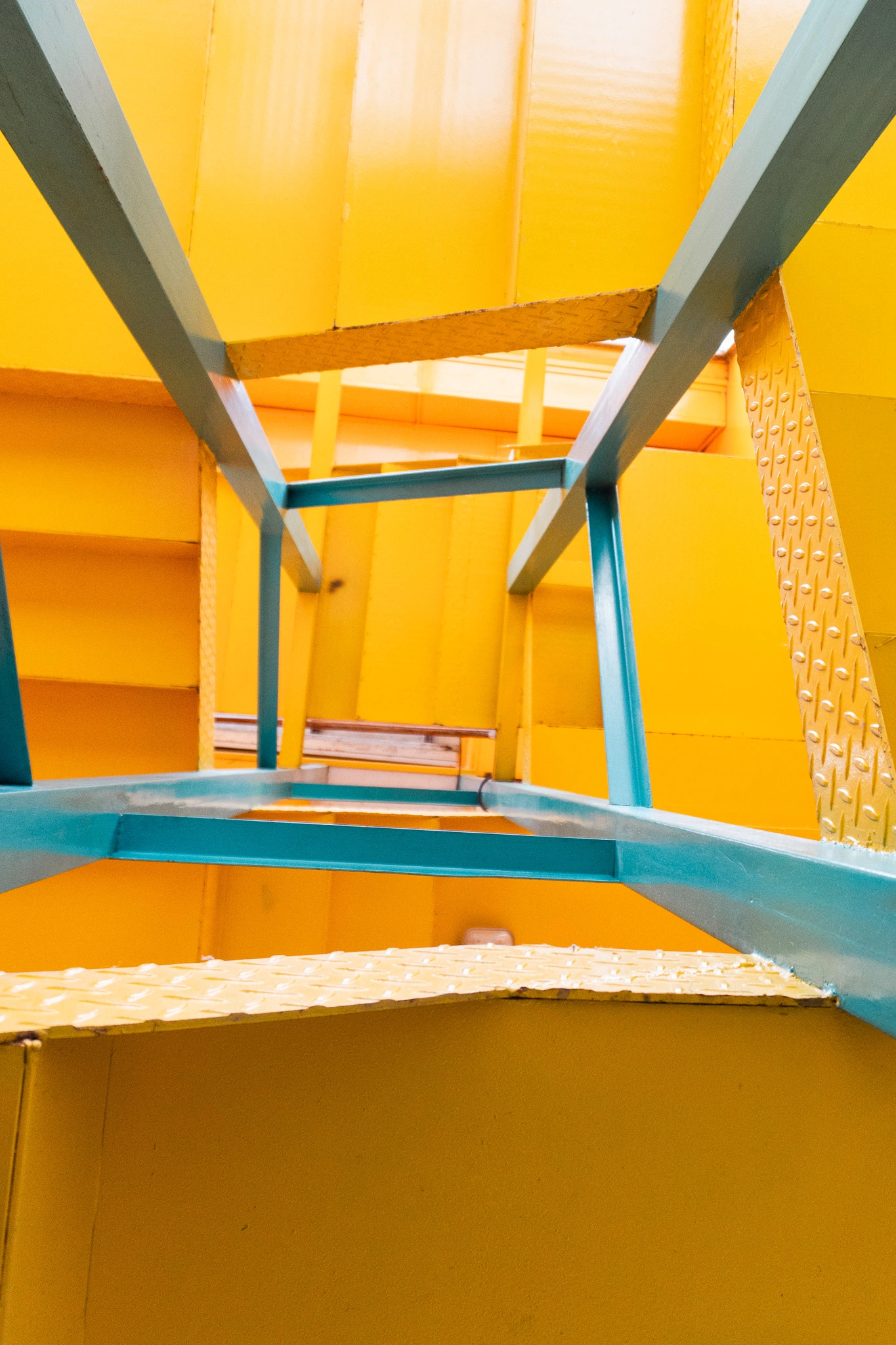 yellow structure